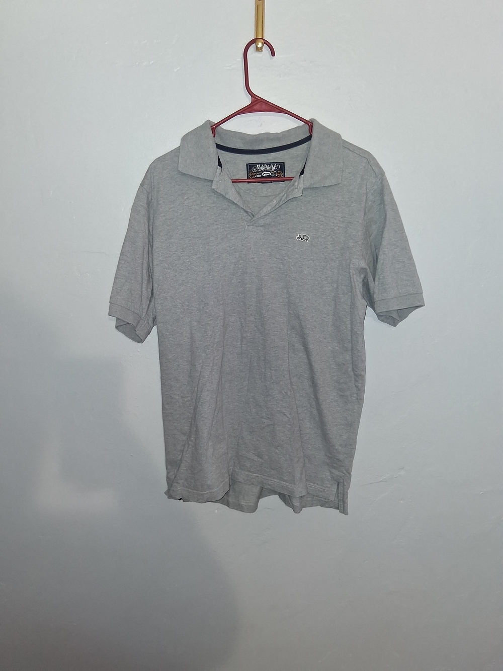 Marc Ecko Men’s Light Gray Polo Shirt